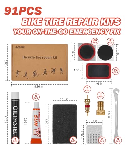 Zacro 90 PCS Bike Repair Kit