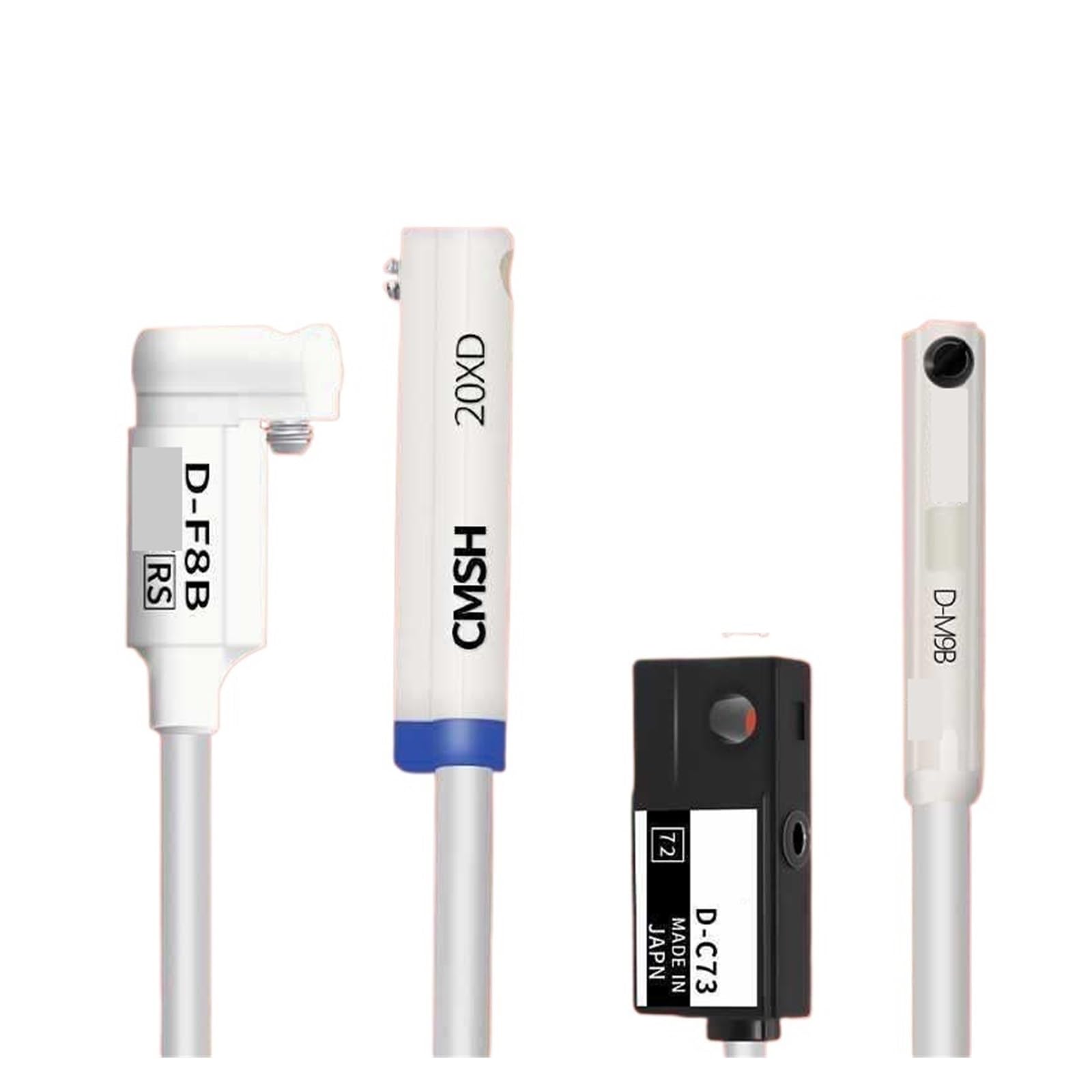 Sensor magnético CS1-S para automatizar la parada de carrera en cilindros 3