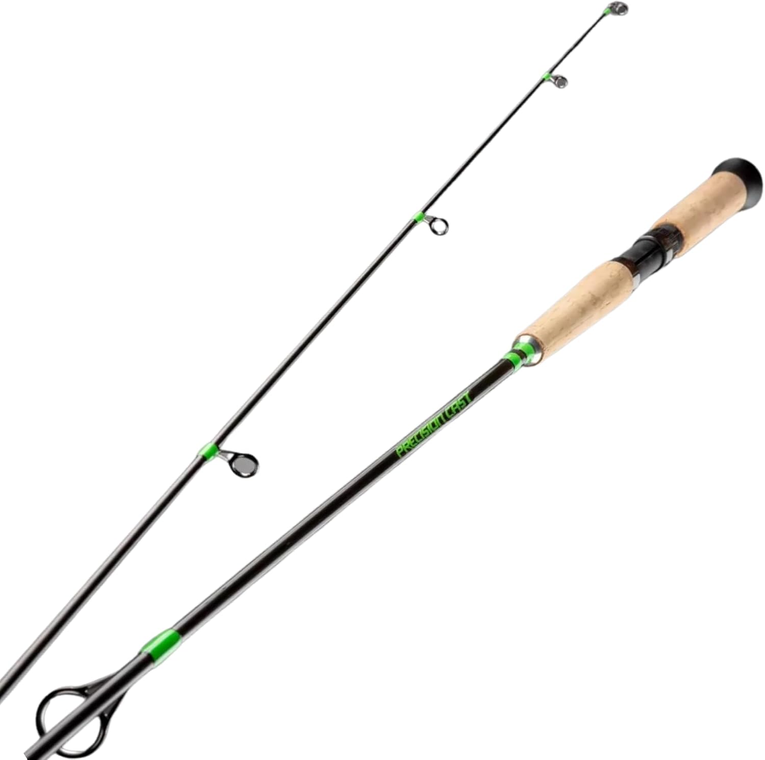 Catch The Fever Precision Cast Double Cork Grip Fishing Rod – Lightweight, Durable Build, Ultra-Sensitive Tip for Accurate Casting, All-Day Comfort Ergonomic Handle