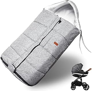 Baby Footmuff, Stroller Cosy Toes, Velvet Lining, Universal Warm and Waterproof in Winter Pushchair Fitting, Sleeping Bag for Baby Carriage Pushchairs Prams Buggys