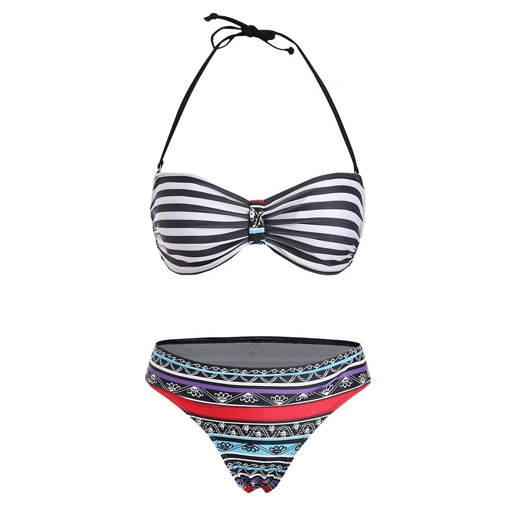 Maillots de bain tankini de plage à rayures pour vos vacances d'été