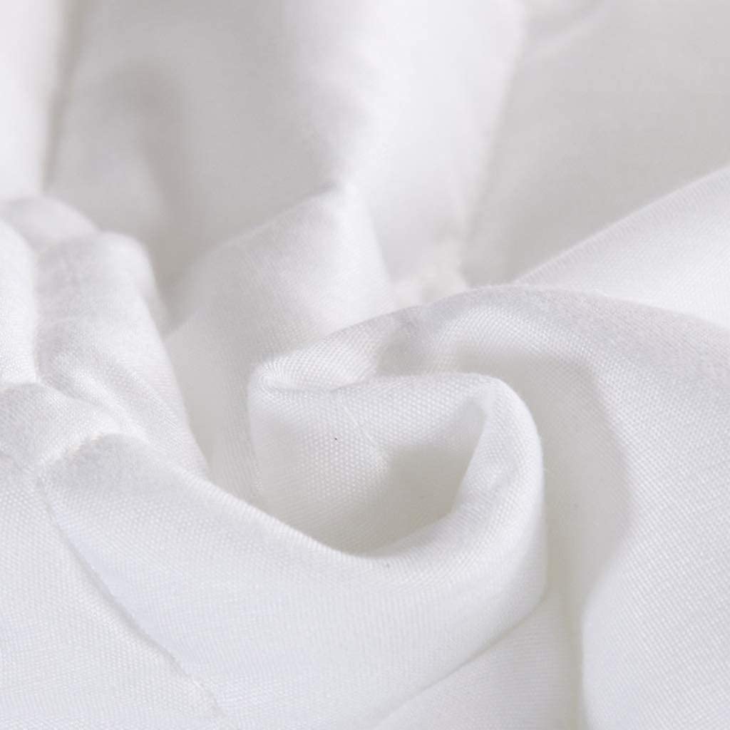 zalati Juego de Sábanas para Cama con Agujero Cuadrado Sábanas de Rejilla de Pan Acolchadas Gruesas Hipoalergénicas para Tratamiento de SPA de Masaje de Belleza 190X70cm - Blanco