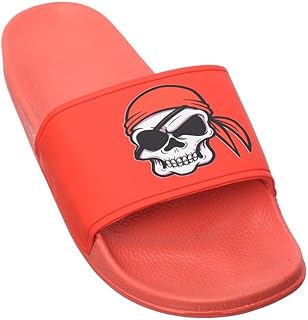 B&W mens B&W-4-Red Flip-Flop