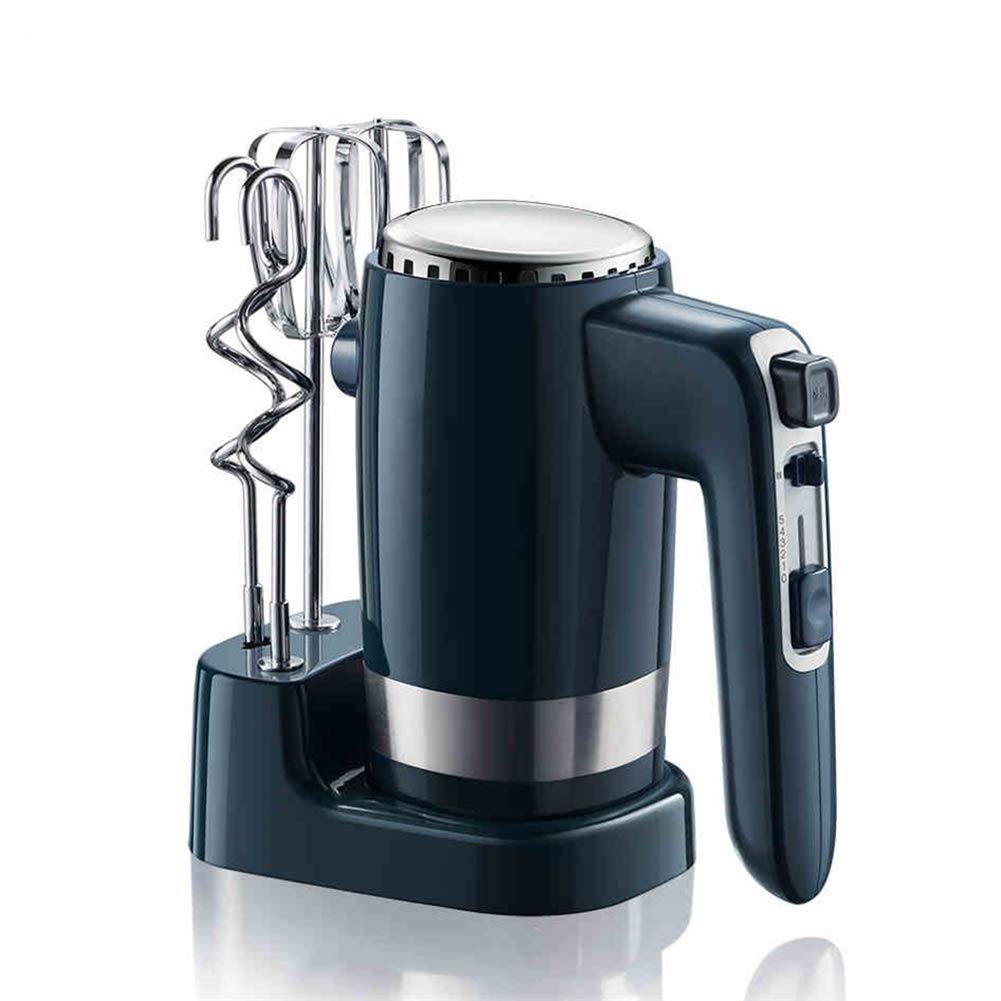 Frusta a Mano elettrica Professionale da 300 W Frusta a Mano Potente a 10 velocità per Cottura da Cucina, Uova, fruste e Ganci per Impasto, Blu