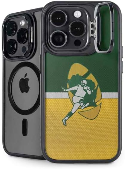 Skinit Kickstand Phone Case Compatible with iPhone 16 Pro - Officially Licensed NFL Green Bay Packers Vintage Design
