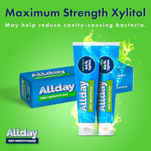 image for Allday Dry Mouth Treatment Gel - Maximum Strength Xylitol, Fast Acting