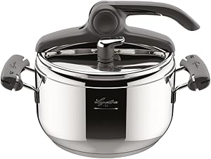Lagostina Preziosa Lagoeasy’Up Pressure Cooker, 5 L, Steel 18/31