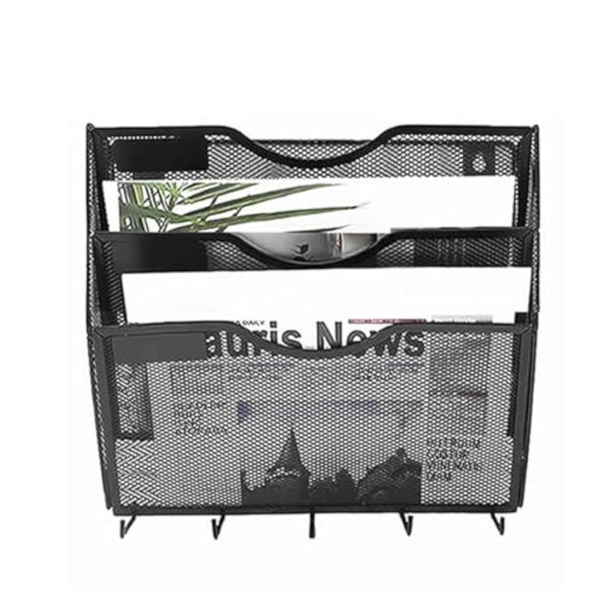 Wall Mount File Document Organizer, Versatile Design