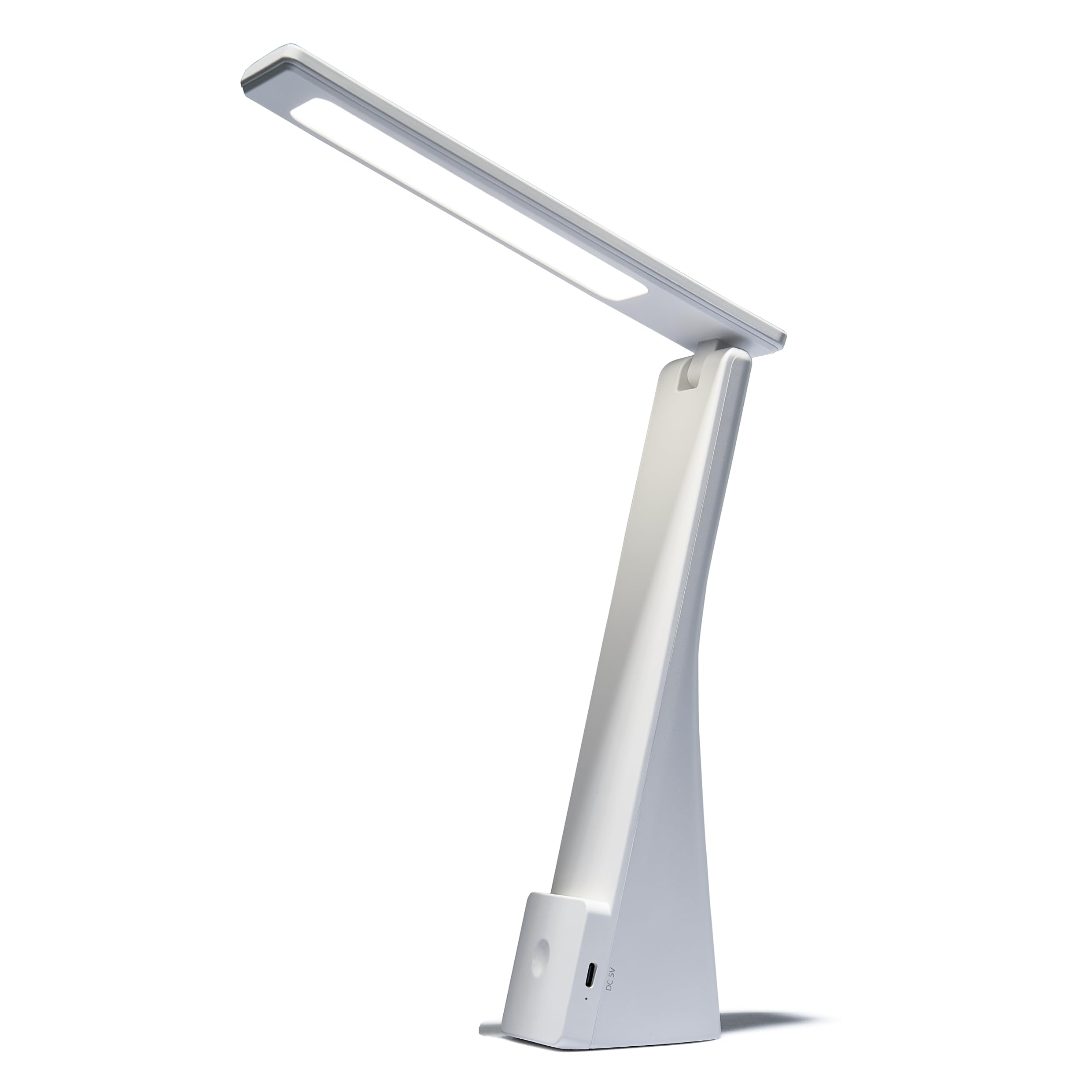 Einlicht Lámpara de escritorio LED | TAFEL | lámpara de escritorio regulable táctil inalámbrica 5 W, lámpara de lectura orientable, lámpara de mesita de noche, luz blanca neutra, 4000 K, 26 cm de