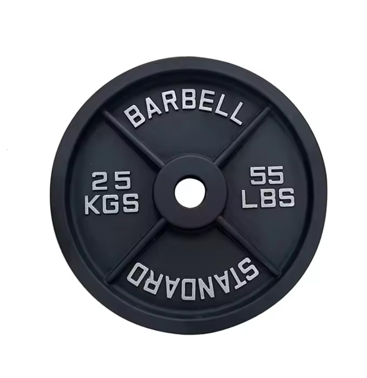 Strongway® Olympic Weight Plates Discs for Barbell Bar - 2 Inch (2") / 50mm Hole - Cast Iron Weights Range of Weights and Sizes (25KG X 2)