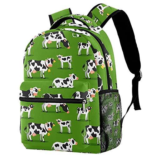 Mochila para portátil de vacas y animales bolsas de viaje para hombres y mujeres cotidianas