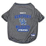 Pets First Collegiate KENTUCKY WILDCATS Dog T-Shirt, X-Small. - Licensed Shirt for Pets Team Colored with Team Logos.- Premium Stretchable Materials for the Comfrot of your Dog & Cat.