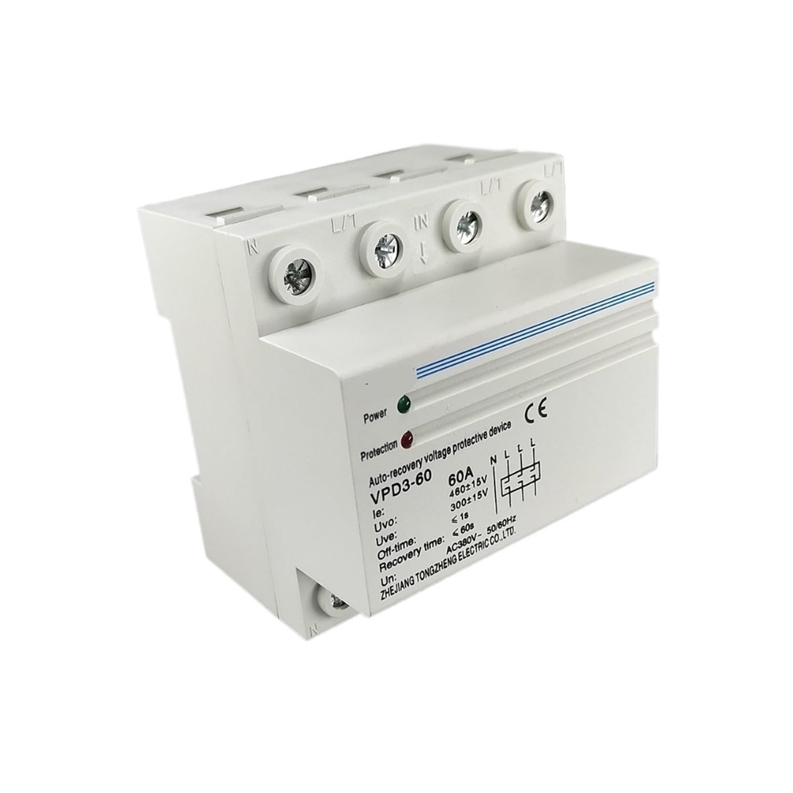 Evita averías eléctricas con el relé de sobretensión trifásico 380V 60A 3