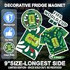 FIFA World Cup 2026 Fridge Magnets Set,Official USA Mexico Brazil Argentina Soccer Fan Souvenir Refrigerator Magnets Merchandise for Home Office Decorations