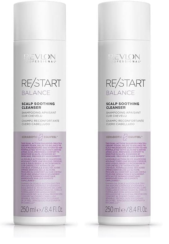Revlon Professional Restart Balance Scalp Soothing Cleanser 250ml (2 paketi)