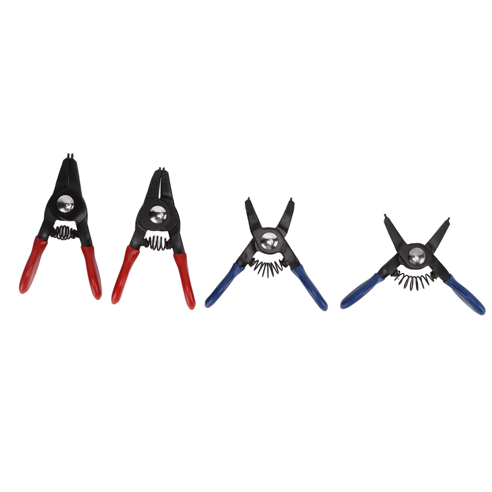AKLOSIPY 4PCS Snap Plier Set - Metal Spring Loaded Pliers for Internal & External Circlip Work - Image 4