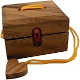 Love Me - Wooden String Puzzle Box