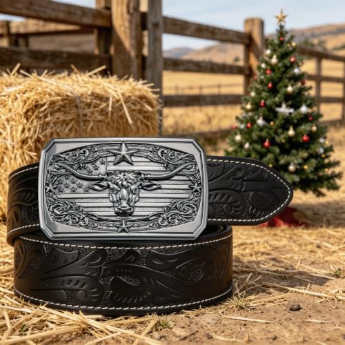 Image of Dubulle Mens Ratchet Belt Gold Click Buckle Adjustable Leather Belts