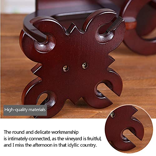 Soporte para botellas de vino de madera sintética miniatura 4