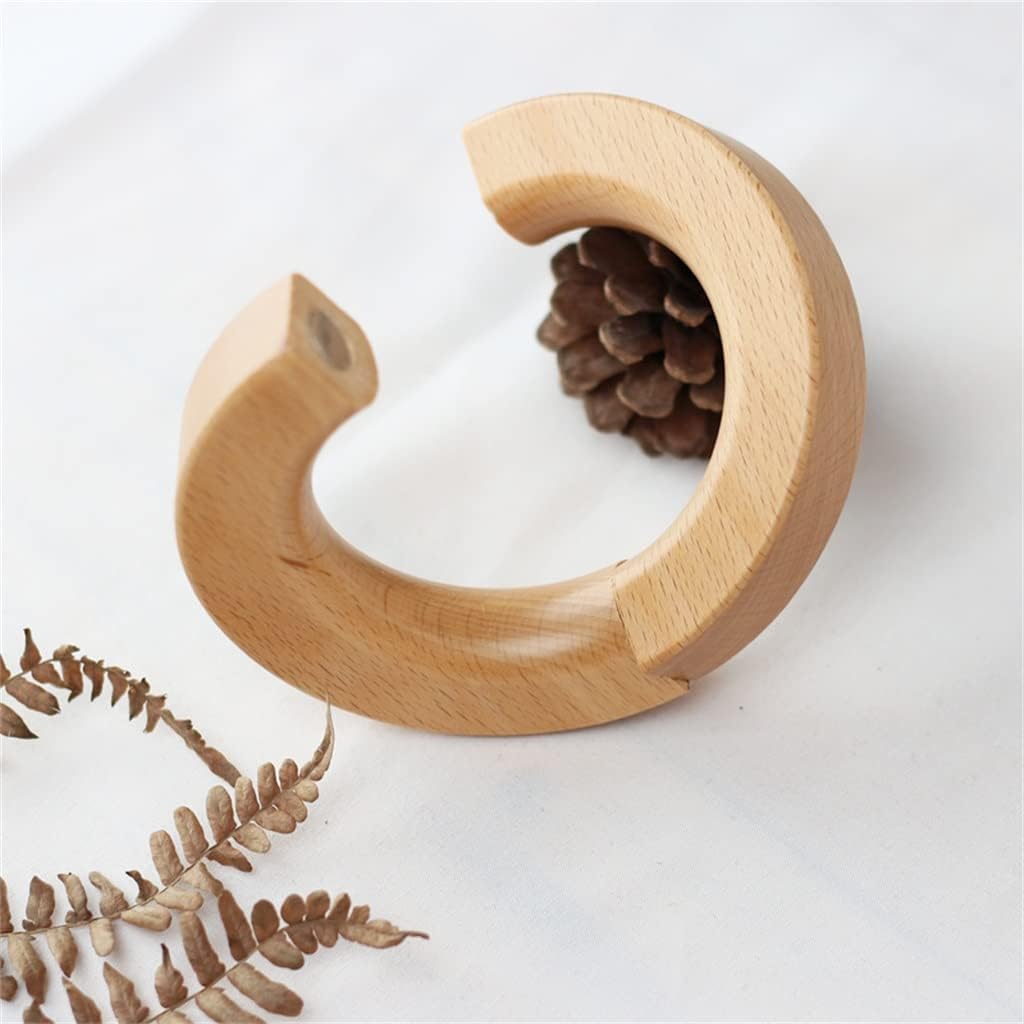 FMURY Baffle Curtain Hook Rod Curtain Magnetic Wood Curtain Strap Buckle DIY Binding Curtain Buckle Cloth Clip