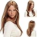 Produktbild Meijunter S8J Fashion Cosplay Long lang Straight Synthetic Hair Haar Women Full Wigs M19-308 65cm