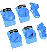 Haomaomao Kids/Youth Knee Pad Elbow Pads Wrist Guards Protective Gear Set,for Roller Skates Skati...