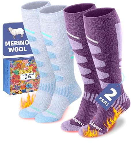 Lalapapa Merino Wool Ski Socks