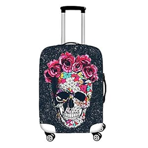 Hibasing Koffer Cover Cartoon Mode Dikker Elastische Trolley Beschermende Mouw Bagage Cover