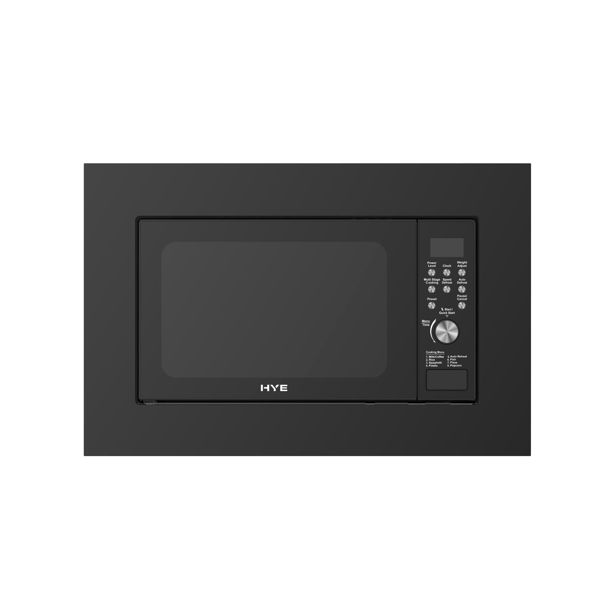 HYE Microwave - Integrated 20L 700W Black Microwave Oven, Compact & Built in Design, Digital Controls, Preset Cooking Functions, Various Power Levels - SA01BIM207B13