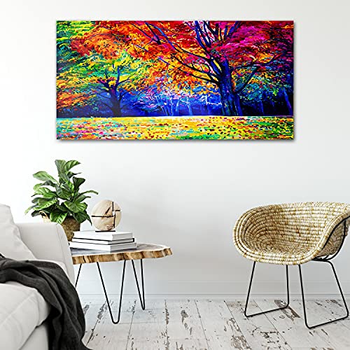 Tableau en verre 100x50cm pour moderniser un mur vide sans effort