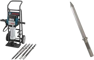 BOSCH BH2770VCD 120-Volt 1-1/8 Hex Breaker Hammer Brute Turbo Deluxe Kit with Deluxe Cart and BOSCH HS2161 20 In. Moil Point 1-1/8 In. Hex Hammer Steel