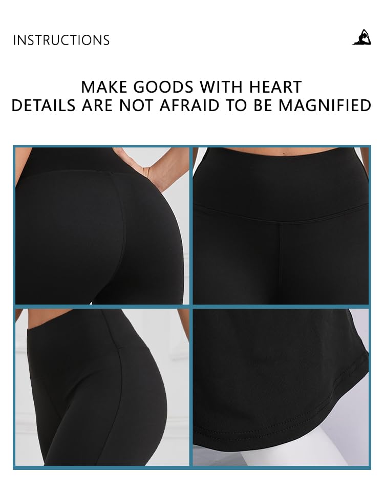 Women's Leggings High Waisted Flare Yoga Pants4