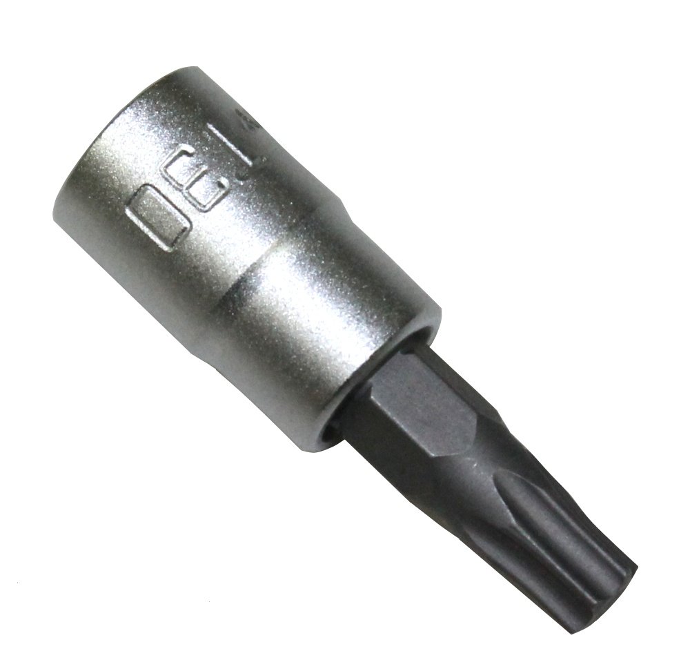 AERZETIX Schraubendreher-Bit Set – 5x T30 Torx, Vierkant 1/4 Zoll, Profiqualität