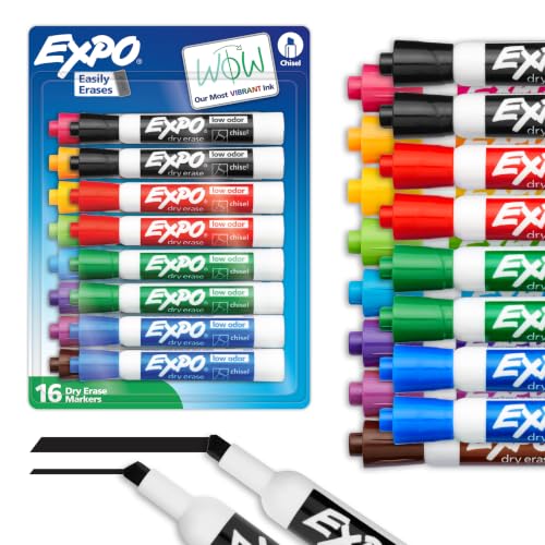 EXPO Dry Erase Markers, Low Odor Ink...
