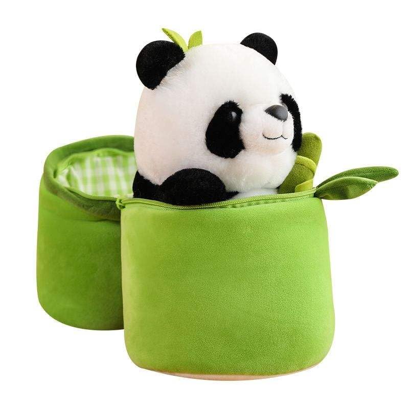 Image of Soft Plush Toy Combo Set of 4 - Cute Doll, Penguin, Bunny Hoodie & Panda in Basket Stuffed Toys for Kids Boys & Girls | Soft Toy Gift Set for Birthday & Baby (Multicolor, Pack of 4)