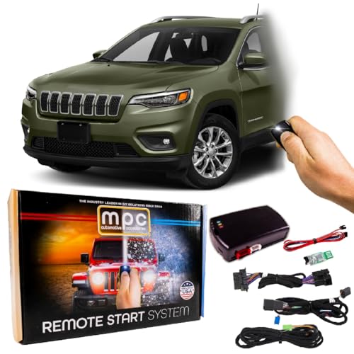 MPC Remote Start Kit Compatible with Jeep Cherokee 2019-2022 || Push to Start || Gas || Uses Factory Fob || Premier USA Tech Support