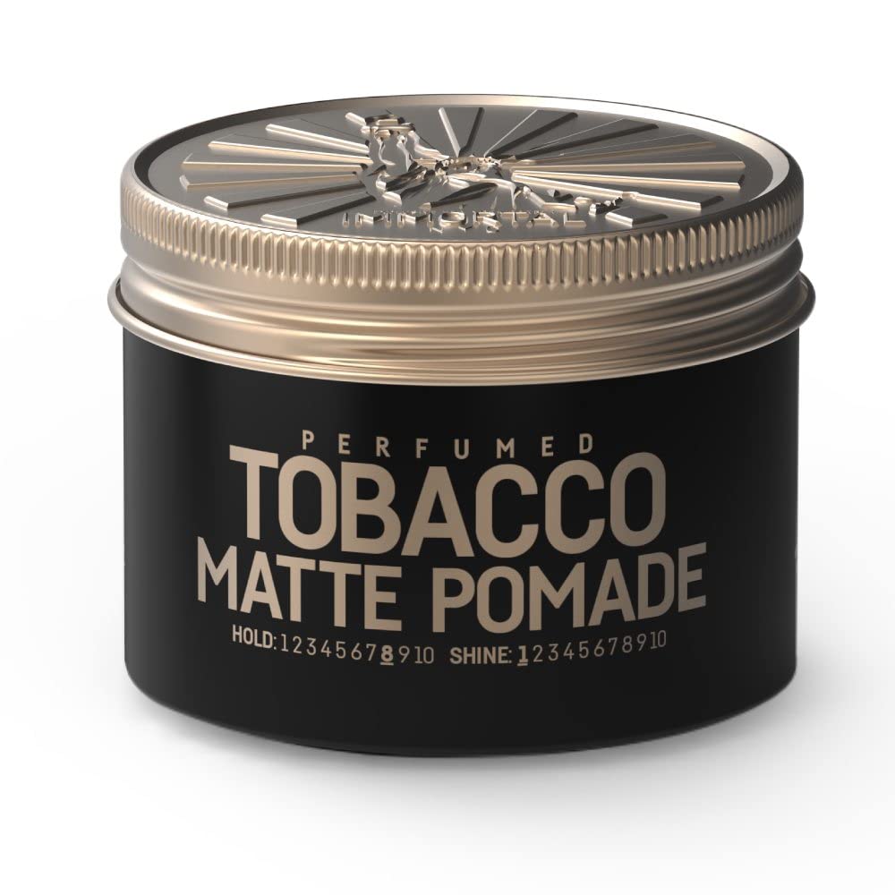 Cera opaca per capelli Tobacco Perfumed Matte Pomade 100ml Immortal