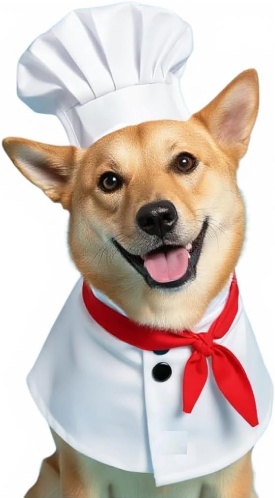 Disfraz de Halloween para perro, Chef adorable talla XL miniatura 2