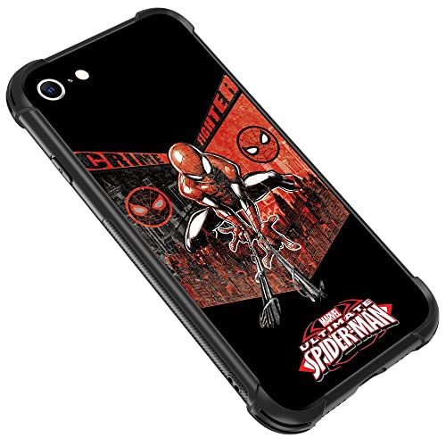 BOCA REGA Coque Marvel pour iPhone SE 2022 et iPhone SE 2022, Avengers iPhone 7/8, coque en silicone Spider man pour iPhone SE, pour garçons, filles, hommes