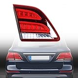  BYBEST L1D Rücklicht Heckleuchte Rückleuchte für W166 GLE 250 300 320 350 400 500 AMG 2016 2017 2018 2019, Auto Heckklappe Rückleuchten Linke Rechte Rücklichter Gehäuse, Left- Inside