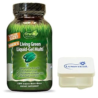 UPC 769923316291 product image for Irwin Naturals Men's Multivitamin Living Green Liquid-Gel Multi Essential Nutrie | upcitemdb.com