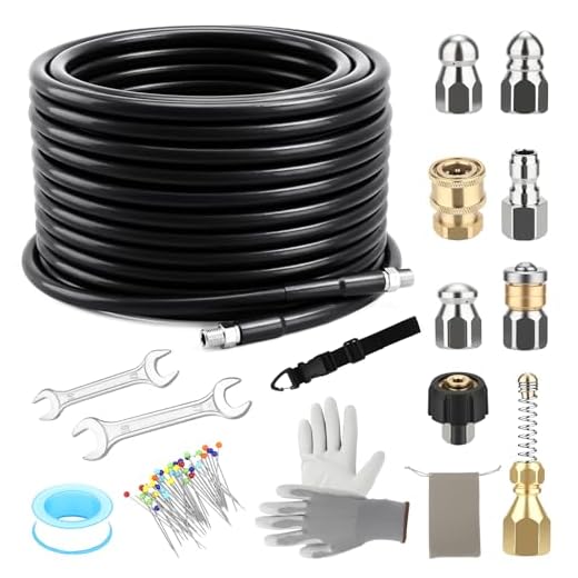 High-Pressure Drain Cleaning Jetter Kit