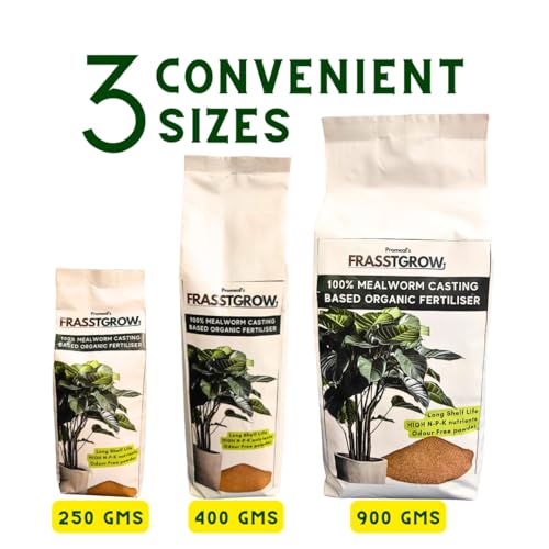 Image of Promeal Pure Worm Castings Manure - Mealworm Frass Fertilizer for Plants | Odourless & Powerful Like Vermicompost, Cow Dung, and Neem Cake | Natural Soil Conditioner (250gm)