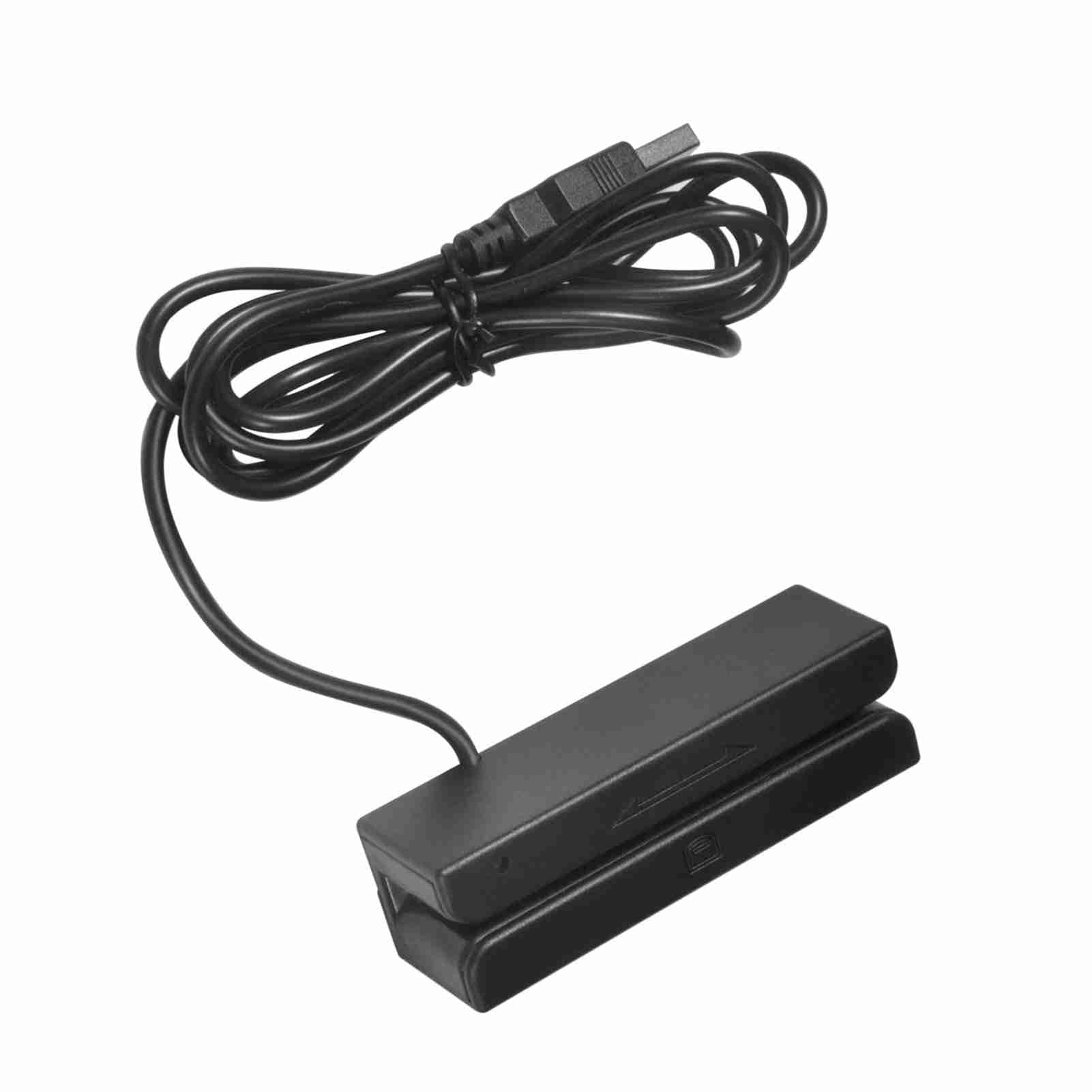 Lector de Tarjetas de Crédito, Lector de Tarjetas de Banda Magnética USB MSR580 3 Pistas Mini mag Hi-Co Swiper, para POS, Control de Acceso, Verificación de Identidad