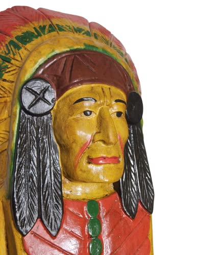 Worldbazzar A Axe Hatchet Indian Huge Hand Crafted Wooden Sculpture Cowboys Horseshoes Shotgun Old West Hunting Cigar Store #TOP1