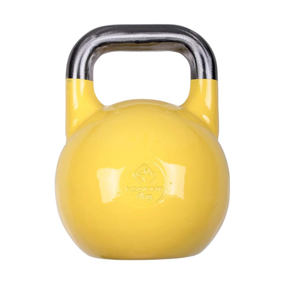 Kettlebell AGYH Acciaio Fuso, Attrezzatura Professionale per L'allenamento della Forza, Bilanciere con Manubri in Palestra ， 4-24 kg (Size : 4kg/8.8lb)