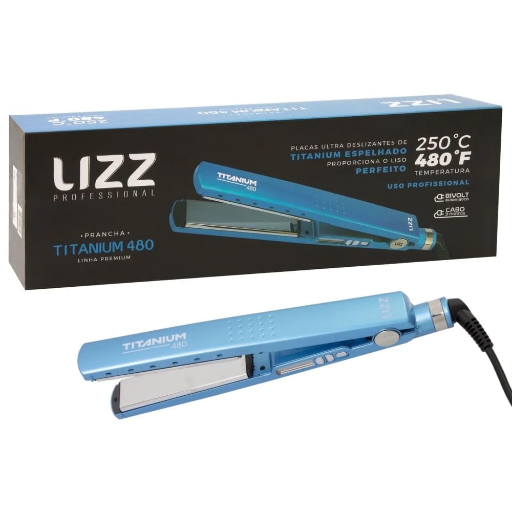 chanページ Lizz Professional Prancha Titanium 480F / 250C - Bivolt | Amazon