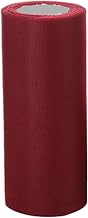 Tulle Roll Tulle Tulle Table Runner Ribbon Decorative Fabric Clothes Wedding Party Decoration (Burgundy)