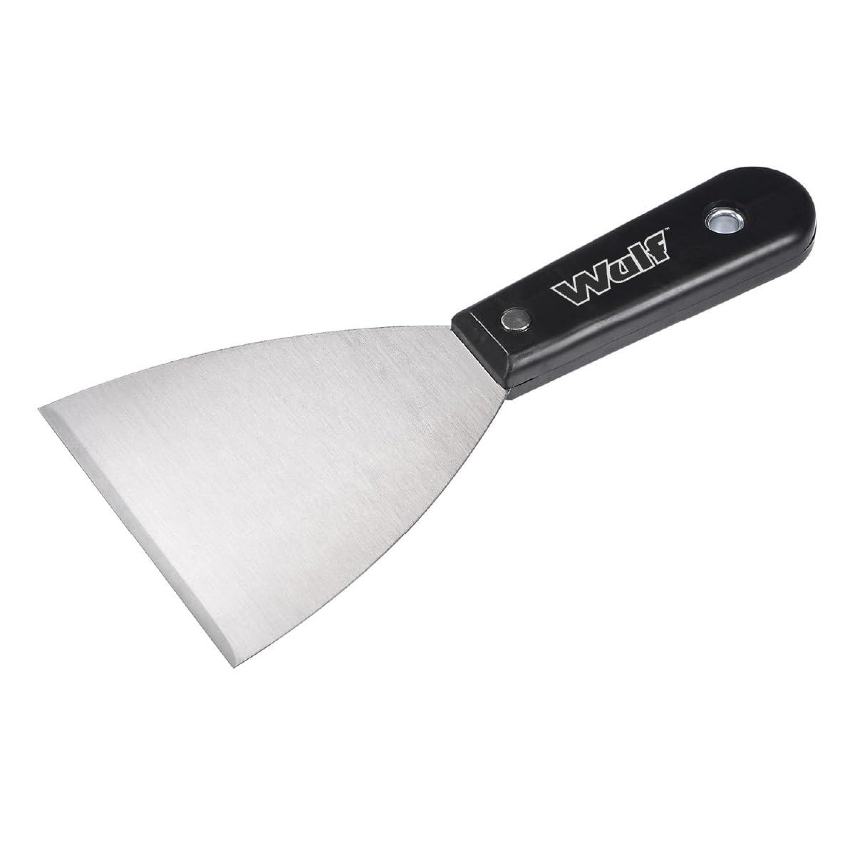 Wulf Heavy Duty Premium Stainless Steel Plain Scrapper with Wooden Handle for Mixing, Cutting, Bakery uses- Ice Cream, Cake, Chocolate, Dough, Art Decoration & Construction (5 INCH) (B08NTCS979) Amazon Price History, Amazon Price Tracker