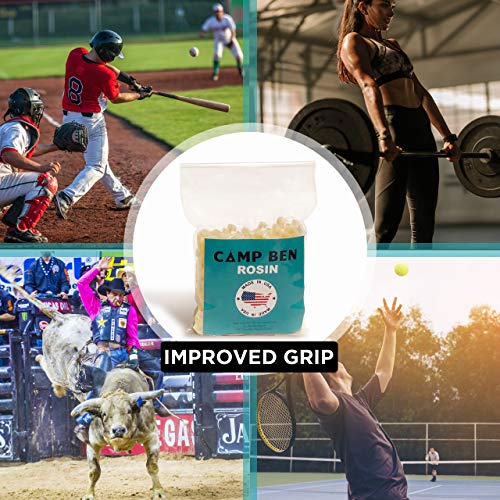 Camp Ben Pine Rosin - Tree Resin - Making Beeswax Cloth Food Wraps, Gum Nugget Rock Form, Natural Grade Hand Grip Enhancer, Baseball, Softball, Rodeo Rough Bucking Stock, Bull Riding - Thumbnail 3